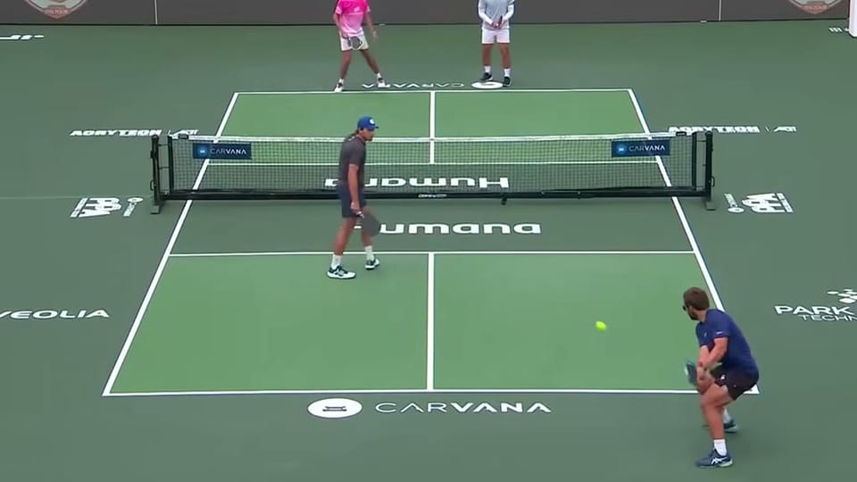 Ben Johns 與 Gabriel Tardio 在 Veolia 亞特蘭大 PPA 男雙 32 強