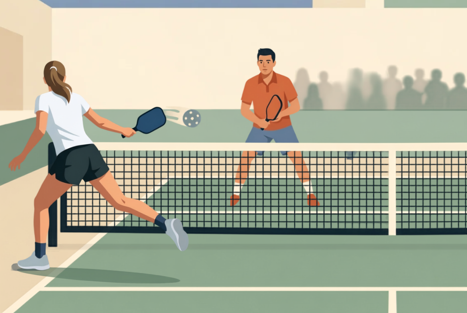Pickleball Erne 教學：廚房線旁截球完整攻略